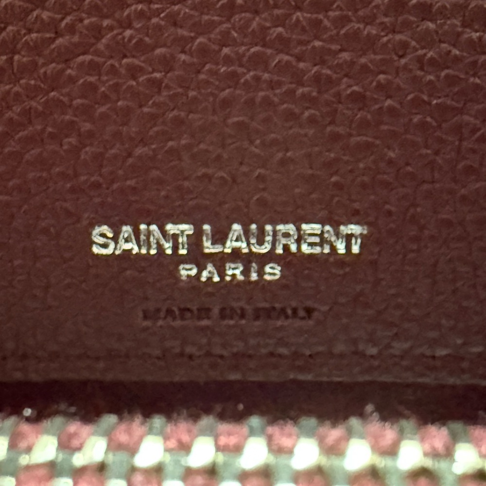 SAINT LAURENT
Baby Sac De Jour Tote/Shoulder Bag Burgundy with Silver Hardware - Picture 11 of 12